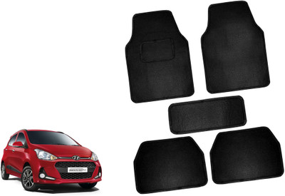 AUTO PEARL Polyester Standard Mat For  Hyundai i10(Black)