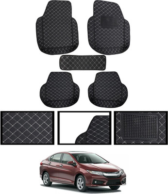 MSNP Leatherite Standard Mat For  Honda Universal For Car(Black)