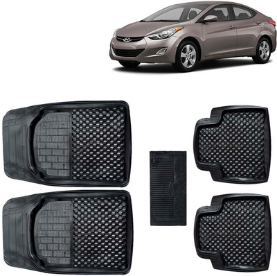 Kingsway PVC Tray Mat For  Hyundai Elantra(Black)