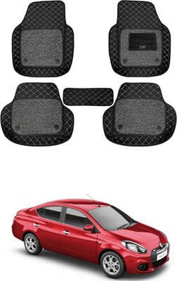 RKPSP Leatherite 7D Mat For  Renault Scala(Black)