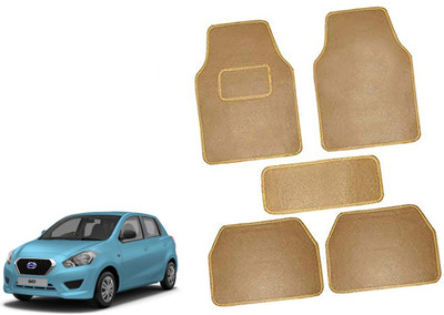 AUTO PEARL Polyester Standard Mat For  Datsun Go(Beige)