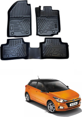 Arnejaa TPV 9D Mat For  Hyundai Elite i20(Black)