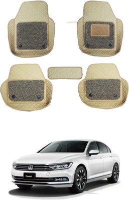 RKPSP Leatherite 7D Mat For  Volkswagen Passat(Beige)