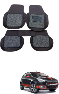 ARNEJA Leatherite 7D Mat For  Fiat Abarth Punto(Black)