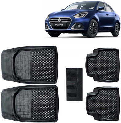 Kingsway PVC Tray Mat For  Maruti Suzuki Swift Dzire(Black)