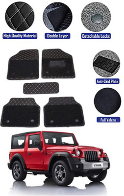 MATIES PVC 7D Mat For  Renault Thar(Black)