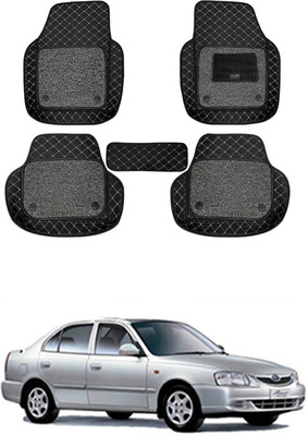 AYW Leatherite 7D Mat For  Hyundai Accent(Beige)