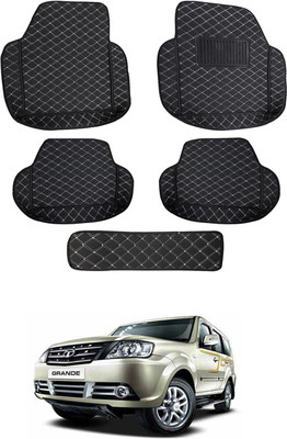 MATIES Leatherite 7D Mat For  Tata Grand Dicor(Black)