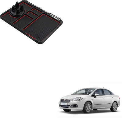 ANAYA G PVC, Silicone Standard Mat For  Fiat Linea(Black, Red)