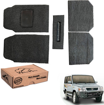 WolkomHome PVC Standard Mat For  Universal For Car(Black)
