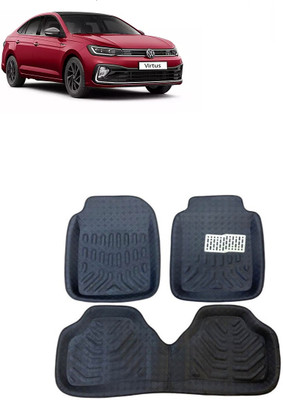 arneja trading company Polyutherine 3D Mat For  Volkswagen Virtus(Black)