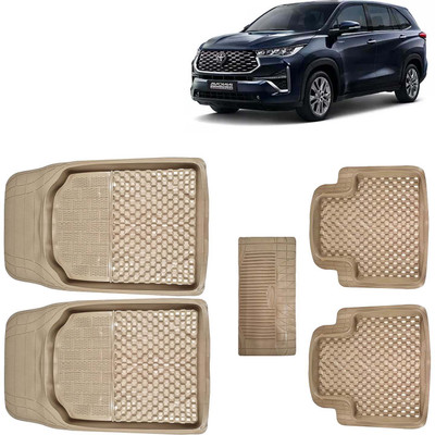 Kingsway PVC Tray Mat For  Toyota Universal For Car(Beige)