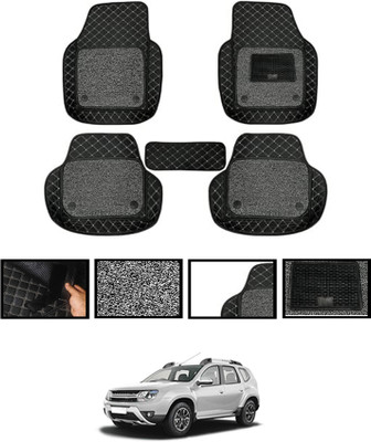 ABJD Leatherite 7D Mat For  Renault Duster(Black)