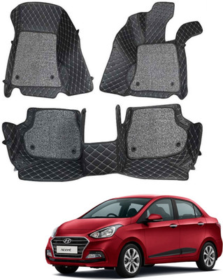 ARNEJA Leatherite 7D Mat For  Hyundai Xcent(Black)