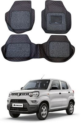 Arnejaa Leatherite 7D Mat For  Maruti Suzuki S-Presso(Red, Black)