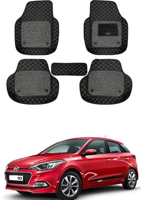 RKPSP Leatherite 7D Mat For  Hyundai Elite i20(Black)
