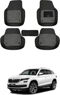 RKPSP Leatherite 7D Mat For  Skoda Kodiaq(Black)