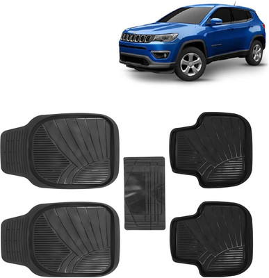 Kingsway PVC Tray Mat For  Jeep Compass(Black)