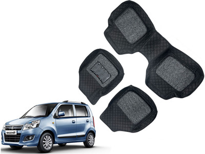 AUTO PEARL Leatherite 7D Mat For  Maruti WagonR(Black)