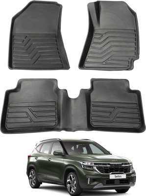 AYW PVC Tray Mat For  Kia Seltos(Black)