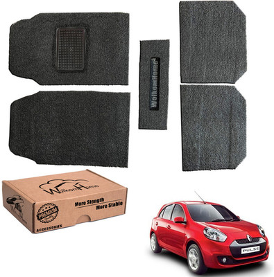 WolkomHome PVC Standard Mat For  Universal For Car(Black)