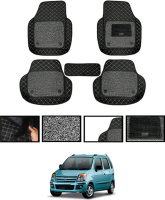 ABJD Leatherite 7D Mat For  Maruti Suzuki WagonR(Black)