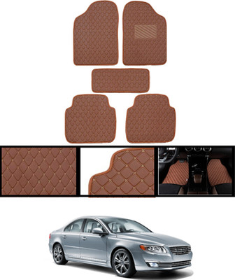 MSNP Leatherite Standard Mat For  Volvo S80(Brown)