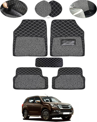 MSNP Leatherite 7D Mat For  Isuzu Universal For Car(Black)