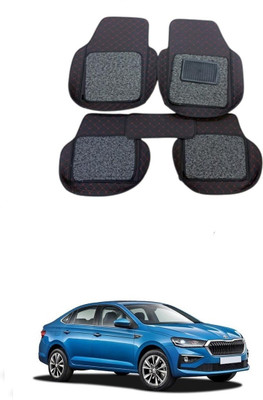 ARNEJA Leatherite 7D Mat For  Skoda Slavia(Black)
