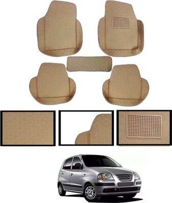 monolive Leatherite Tray Mat For  Hyundai Universal For Car(Beige)