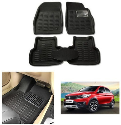 After cars PVC 3D Mat For  Tata Tiago(Black)