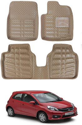 MATIES Plastic 5D Mat For  Honda Brio(Beige)