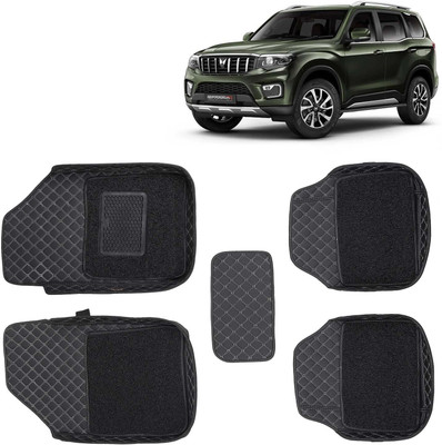 Kingsway Leatherite 7D Mat For  Mahindra Scorpio N(Black)