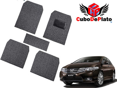 CuboDePlato PVC, Nylon Standard Mat For  Honda City i-Vtec(Grey)