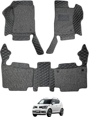 Auto Hub Leatherite 7D Mat For  Maruti Ignis(Black)