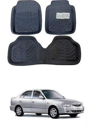 arneja trading company Polyutherine 3D Mat For  Hyundai Accent(Black)