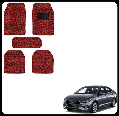 SEMAPHORE PVC, Rubber Standard Mat For  Hyundai Accent(Red, Black)