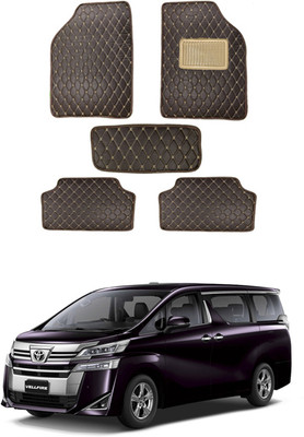 MATIES Leatherite Standard Mat For  Toyota Vellfire(Black)