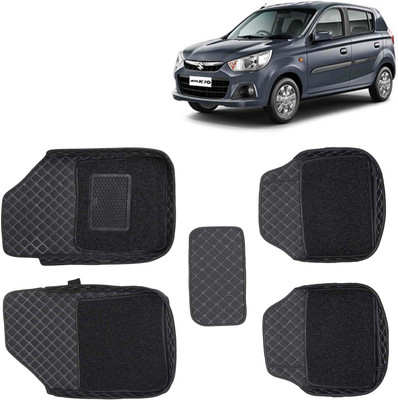 Kingsway Leatherite 7D Mat For  Maruti Suzuki Alto K10(Black)