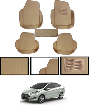ABJD Leatherite 7D Mat For  Ford Fiesta(Beige)