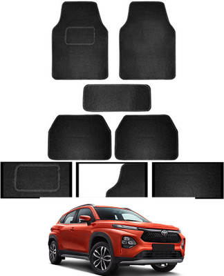 MSNP Fabric Standard Mat For  Toyota Universal For Car(Black)
