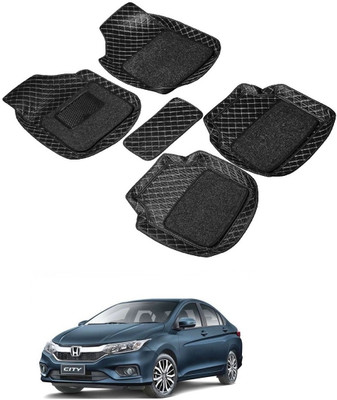 arneja trading company Leatherite 7D Mat For  Honda City i-Vtec(Black)