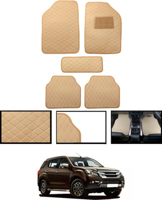 AYW Leatherite Standard Mat For  Honda Universal For Car(Beige)