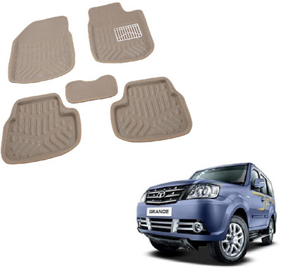 ROSHNEER ENTERPRISES PVC 3D Mat For  Tata Sumo(Black)