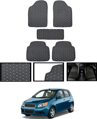 CCMM Leatherite Standard Mat For  Chevrolet Aveo(Black)