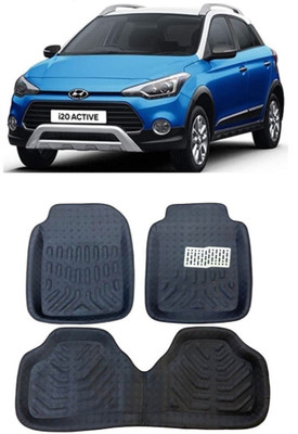 arneja trading company Polyutherine 3D Mat For  Hyundai i20 Active(Black)