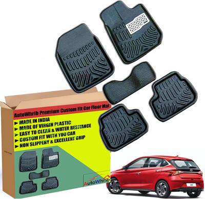 Autowhrib Plastic 3D Mat For  Hyundai i20(Black)