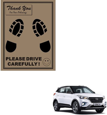 aksmit Paper Disposable Paper Mat For  Creta(Brown)