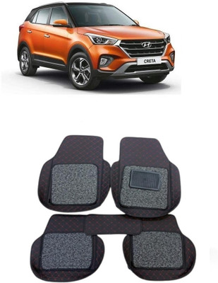 arneja trading company Leatherite 7D Mat For  Hyundai Creta(Red, Black)