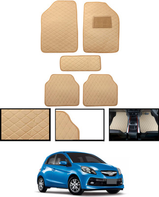 MSNP Leatherite Standard Mat For  Honda Brio(Beige)